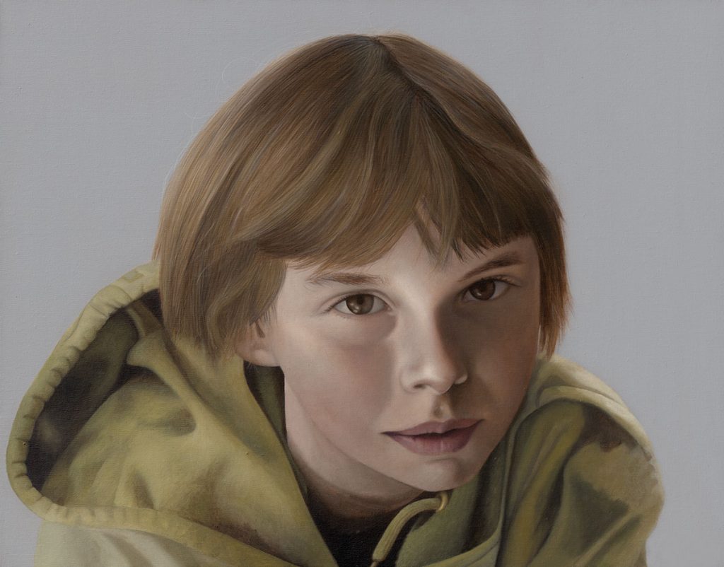 Maximillian (Portrait, Auftrag)
Acryl auf Leinwand 
55 x 70 cm
Diethard Sohn 2007 						