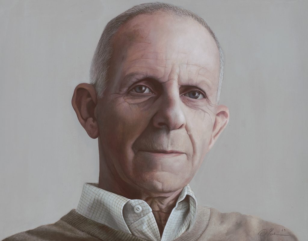 Portrait Herr Dr. Grub Diethard Sohn 2009 Acryl auf Leinwand 
55 x 70 cm