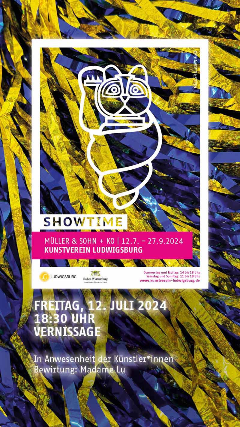 Showtime Ausstellung Mueller und Sohn und Ko inm KV Ludwigsburg